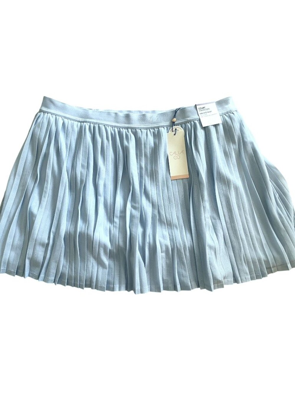 NWT Calia Skort Womens  XXL Court Collection Blue Skirt High Rise with undershor